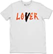 365 Printing Loser Lover 1 Electro Orange Design Sneaker Matching T-Shirt