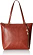 Fossil Women's Tara Leather Shopper Tote Purse Handbag