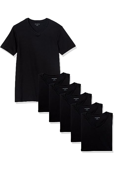 Men's V-Neck Undershirt, Pack of 6