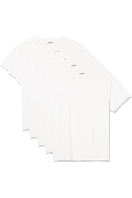 Men's Cotton V-Neck Undershirt, Pack of 5
