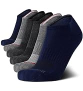 Reebok Mens’ Breathable No-Show Low Cut Basic Cushion Socks (6 Pack)