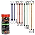 XSTRAP 14 Pieces Standard Bungee Kit - Includes 18”, 24”, 30”, 40” Bungee Cords with Hooks