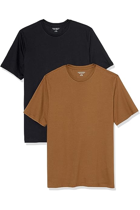 Men's Regular-Fit Short-Sleeve Crewneck T-Shirt, Pack of 2