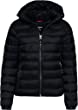 Superdry Womens Classic Fuji Puffer Jacket, Slim Fit, Bungee Cord Hood