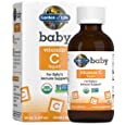 Garden of Life Baby Vitamin C Drops for Infants and Toddlers, Organic Liquid Vitamin C Immune Support for Babies sourced only from Amla Fruit, Non-GMO, Vegan and Gluten Free, 1.9 fl oz