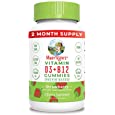 Vitamin D3 + Vitamin B12 | 2 Month Supply | Vitamin D &amp; B12 Vitamin Supplements for Adults &amp; Kids | Supports Bone Health | Promotes Energy Boost | Vegan | Non-GMO | Gluten Free | 60 Count