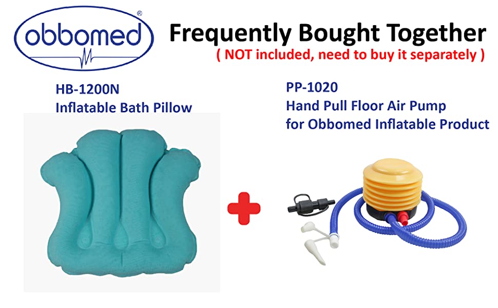 Inflatable Terry Cloth Neck Support Bath Pillow  for Bathtub, Hot tub,Whirlpool, Home Spa tub