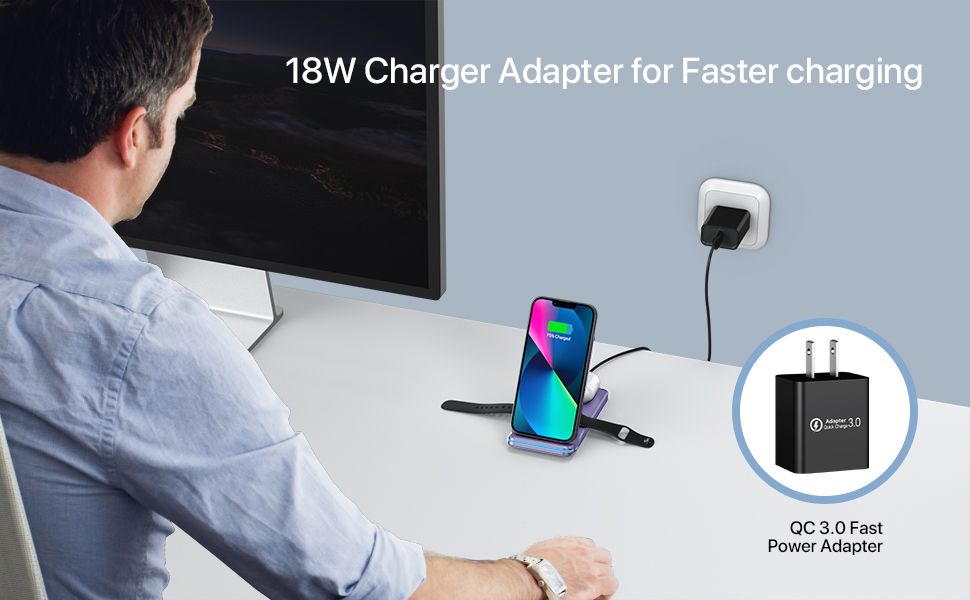 18w charger adapter for faster charging