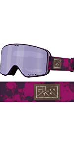 Giro Method Adult Snow Goggle - Urchin Cloud Dust Strap with Vivid Haze/Vivid Infrared Lenses