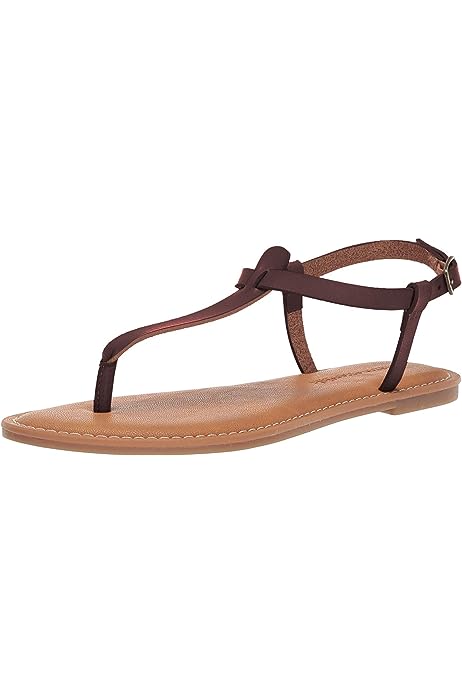 Women's Casual Thong Sandal with Ankle Strap
