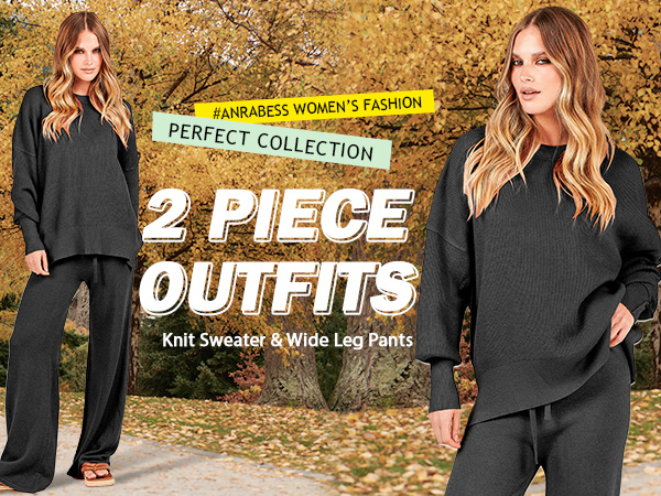 2 Piece Outfits Sweatsuit Oversized