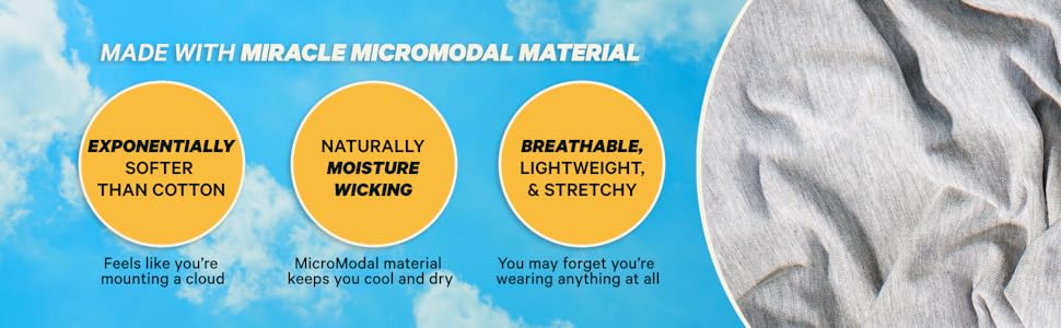 Soft, Lightweight, Miracle MicroModal Material