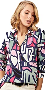 blouse for women fashion button up shirt mujer blusas moda