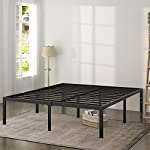 IMUsee Heavy Duty Full King Platform Bed Frame with 16.5’’ Large Under Bed Storage Space, Sturdy Metal Frame/ Mattress Foundation/ No Box Spring Needed/ Easy Assembly/Noise-Free