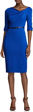 Black Halo Women's 3/4 Sleeve Jackie O Dress