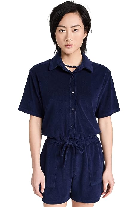 Women's Terry Cloth Romper