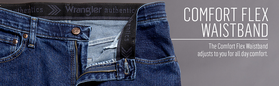 Wrangler Authentics Regular Fit Comfort Flex Waist Jean