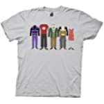 Ripple Junction Big Bang Theory Group Clothing Adult T-Shirt Small Platinum
