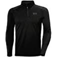 Helly-Hansen Mens LIFA Active 1/2 Zip Base Layer Shirt, 990 Black, Medium