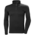 Helly-Hansen Mens LIFA Max 1/2 Zip Base Layer Shirt, 990 Black, XX-Large