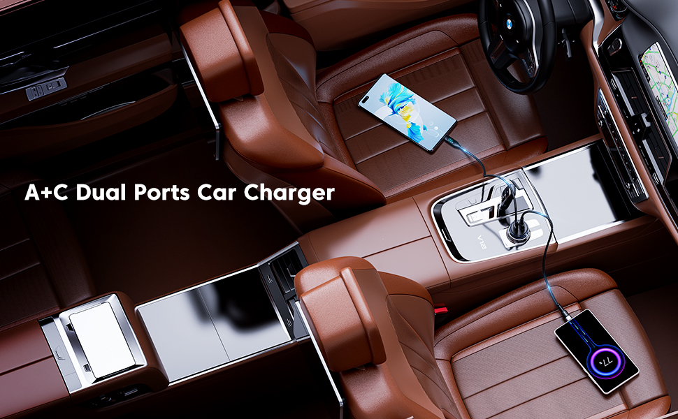 USB c car charge usb c car adapter