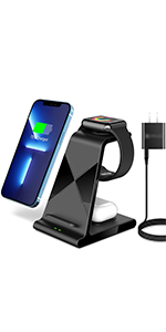 wireless charger station for iphone