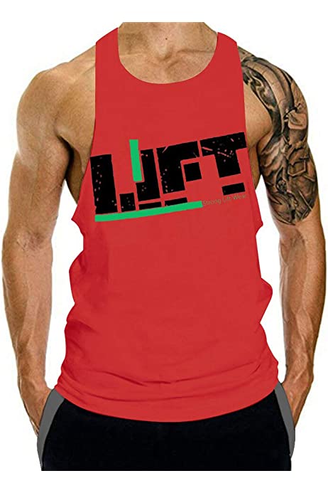 Men's Gym Bodybuilding Stringer Tank Top Workout Muscle Cut Shirt Fitness Sleeveless Vest