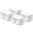 Kasa Smart Plug HS103P4, Smart Home Wi-Fi Outlet Works with Alexa, Echo, Google Home &amp; IFTTT, No Hub Required, Remote Control, 15 Amp, UL Certified, 4-Pack, White