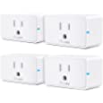Govee Smart Plug, WiFi Bluetooth Outlets 4 Pack Work with Alexa and Google Assistant, 15A WiFi Plugs with Multiple Timers, Govee Home APP Group Control Remotely, No Hub Required, ETL&amp;FCC Certified