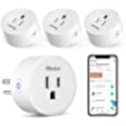 Smart Plug 4 Pack Rbcior WiFi Smart Outlet with Remote Control, Etl &amp; FCC Certified, 10A Max Load, No Hub Required, WiFi Smart Plugs with Voice Control, Schedule &amp; Timer Function