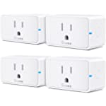 Govee Smart Plug, WiFi Bluetooth Outlets 4 Pack Work with Alexa and Google Assistant, 15A WiFi Plugs with Multiple Timers, Govee Home APP Group Control Remotely, No Hub Required, ETL&amp;FCC Certified
