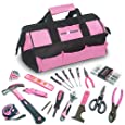 Pink Power 189-Piece Pink Tool Set for Women Tool Kit for House - Home Tool Kit for Women with Tool Bag Box - Womens Tool Kit for House Repair &amp; Improvement - Household Tool Kit for Ladies and Girls