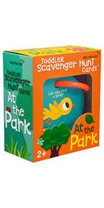 Toddler Scavenger Hunt Cards at the Park
