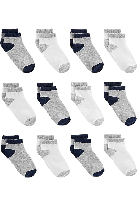 Unisex Toddlers and Babies' Socks, 12 Pairs
