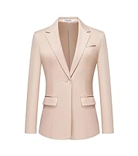 womens one button closure suit jackets