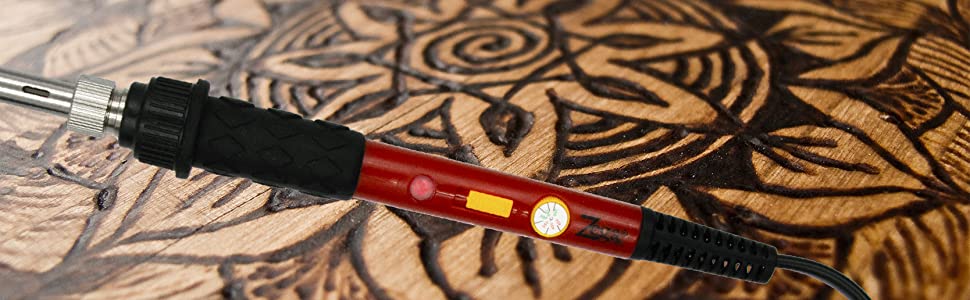 zega hot pen knife razor heat electric soldering iron pen wood burning woodburning carving embossing