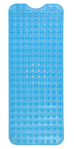 Blue kids shower mat