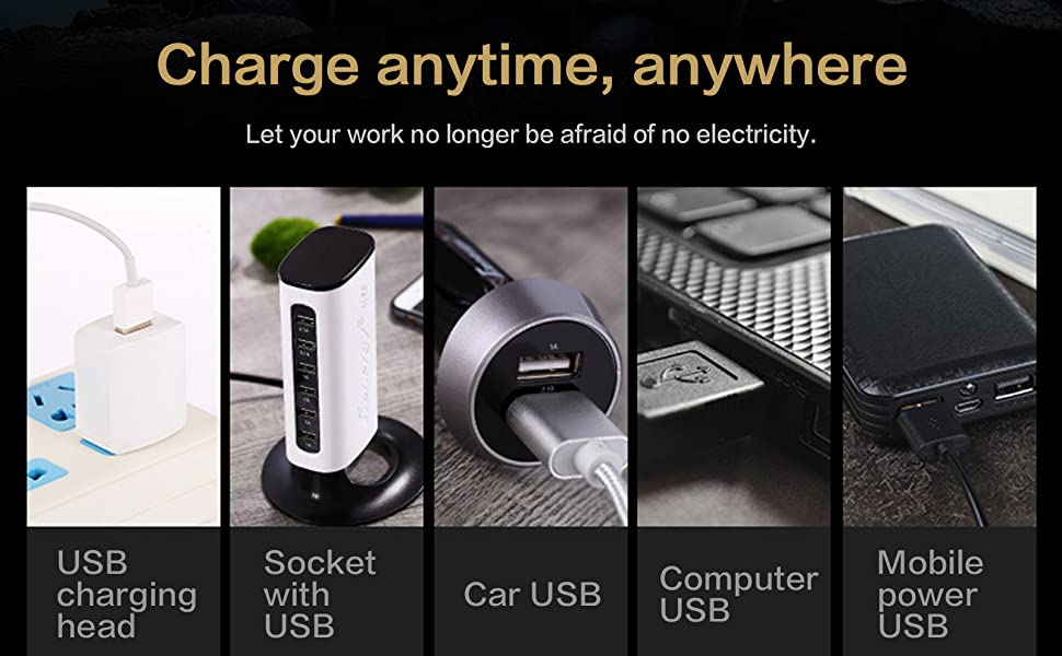 Charge anytime, anywhere