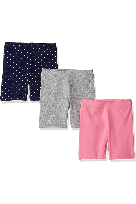 Girls and Toddlers' Bike Shorts (Previously Spotted Zebra), Multipacks