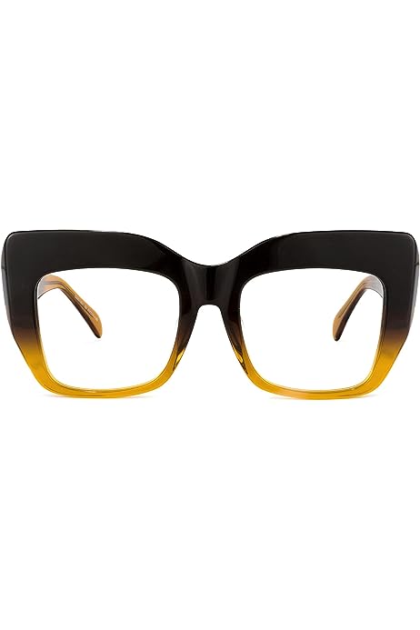 Stylish Thick Cat Eye Blue Light Blocking Glasses for Women Charmaine ZOA01901