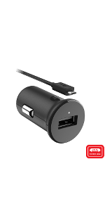 Motorola TurboPower 18 QC3.0 Car Charger with micro-USB Cable