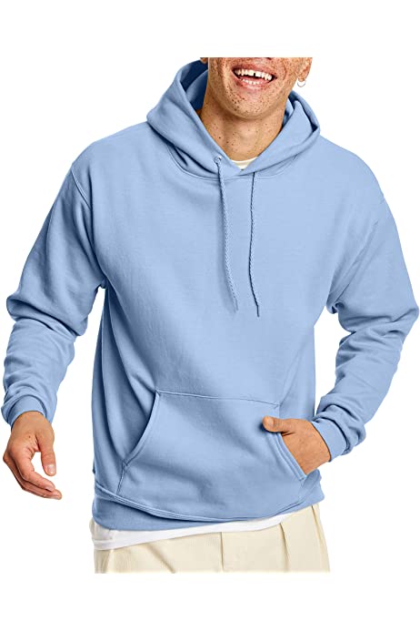 Men's Sweatshirt, EcoSmart Fleece Hoodie, Cotton-Blend Fleece Hooded Sweatshirt, Plush Fleece Pullover Hoodie