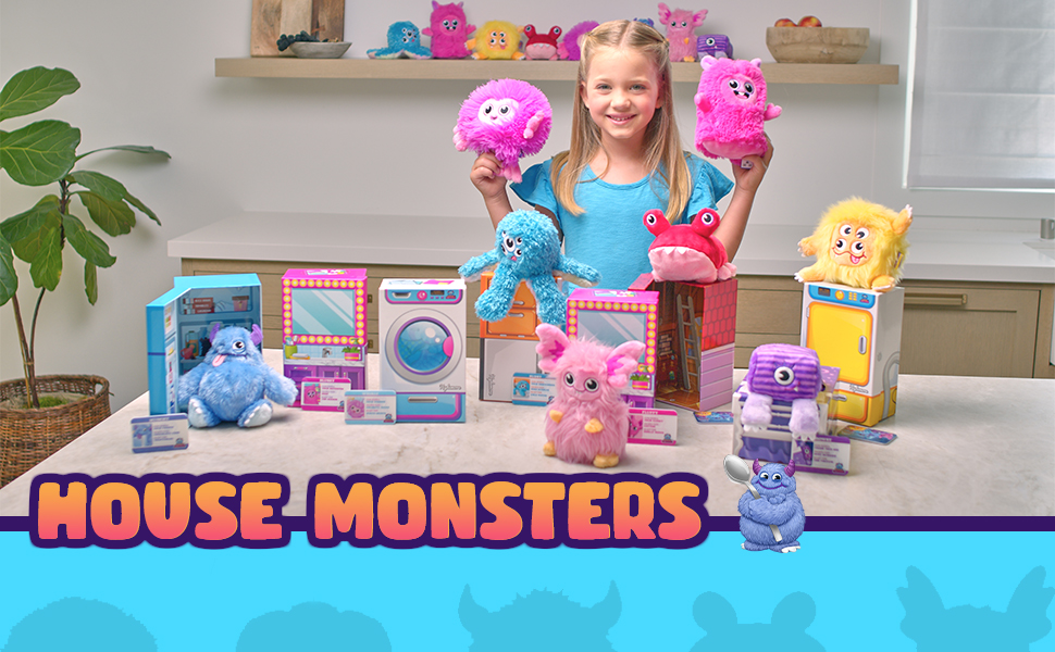 Meet the House Monsters! These plush toys help your child discover that the world isn''t so scary.