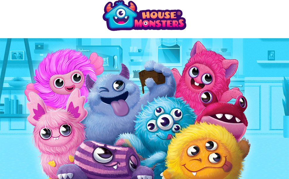 Meet the House Monsters! These plush toys help your child discover that the world isn''t so scary.