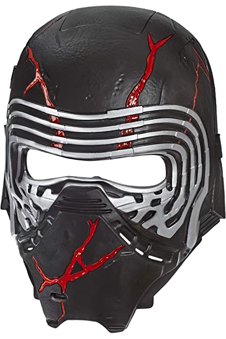 STAR WARS: The Rise of Skywalker Supreme Leader Kylo Ren Force Rage Electronic Mask for Kids Role-Play & Costume Dress Up, Brown