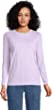 Lands' End Women's Relaxed Supima Cotton Long Sleeve Crewneck T-Shirt