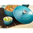 Le Creuset Signature Caribbean Enameled Cast Iron Round French Oven, 5.5 Quart