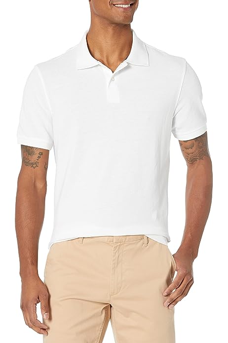 Men's Slim-Fit Cotton Pique Polo Shirt