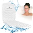 Bath Haven Bath Pillow for Bathtub - Full Body Mat &amp; Cushion Headrest for Women and Men, Luxury Pillows for Neck and Back in Shower Tub Jacuzzi - Powerful Suction Cups - Spa Accessories Original