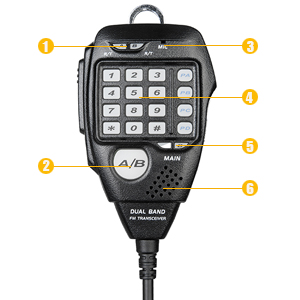 AT-778UV dual band ham radio with microphone